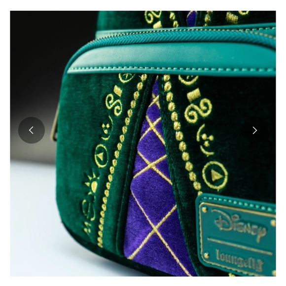 Loungefly Disney Hocus Pocus Winifred Sanderson Cosplay Mini Backpack Exclusive - Picture 4 of 11